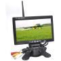 Padarsey Upgraded Wireless Rear View Camera with 7 LCD Wireless Reversing Monitor Display for Waste Truck, Crane, Bulldozer, Combine, Cotton Picker, Tractor, Excavator, Wireless Backup Camera