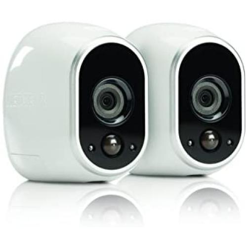 Netgear Arlo Smart Security - 2 HD Camera Security System,Wire-Free, Indoor/Outdoor with Night Vision (VMS3230) (VMS3230 (Renewed)