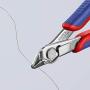 KNIPEX - 78 13 125 Tools - Electronics Super-Knips, INOX Steel, Multi-Component (7813125), 5-Inch with Lead Catcher