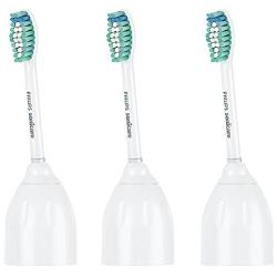 Genuine Philips Sonicare E-Series replacement toothbrush heads, HX7023/30, 3 Count
