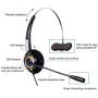VoiceJoy Office Headset with USB Jack Business Noise Cancelling Headset with Microphone, Volume Control Mute Switch for Laptops PCs Computers