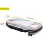 Fintie Carry Case for Nintendo Switch - [Shockproof] Hard Shell Protective Cover Travel Bag w/10 Game Card Slots, Inner Pocket for Nintendo Switch Console Joy-Con & Accessories, Marble Pink