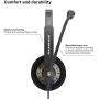 Sennheiser Consumer Audio SC 60 USB ML (504547) - Double-Sided Business Headset | For Skype for Business | with HD Sound, Noise-Cancelling Microphone, & USB Connector (Black)