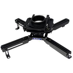 QualGear QG-PRO-PM-50-B Pro-AV Mount for 1.5'' Npt Threaded Pipe Accessory, BLACK