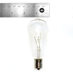 Box of 25 ST40 Clear 7 Watt C9 (E17) Intermediate Base Replacement Bulbs