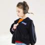 AILIHEN I35 Kid Headphones with Microphone Volume Limited 85dB Children Girls Boys Teen Lightweight Foldable Wired Headset for School Online Course Chromebook Cellphones Tablets (Black/Orange)