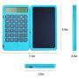 Basic Calculator Notepad with 6.5 Inch LCD Writing Tablet, Rechargeable, Lock Button and E-Pen,12 Digit Display, Also Inkless Drawing/Memo Pads/Planning Boards, Hand-held for Daily and Basic Office