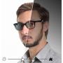 Blue Light Blocking Glasses, Photochromic Gray Sunglasses, Anti Eyestrain, Computer Reading Glasses, TV Glasses for Women/Men