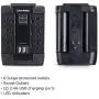 CyberPower CSP600WSU Surge Protector, 1200J/125V, 6-AC Swivel Outlets, 2 USB Charging Ports, Wall Tap Design Black Version CyberPower CSP600WSU Surge Protector, 1200J/125V, 6-AC Swivel Outlets, 2 USB Charging Ports, Wall Tap Design Black Version