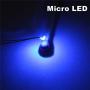 25pcs Pre-soldered Micro pico Litz Wired Leads Blue SMD Led 0603 + Muti-Resistor Bowerful