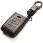 Vitodeco Genuine Leather Smart Key Keyless Remote Entry Fob Case Cover with Key Chain for Acura RLX, Acura TLX, Acura ILX (4 Buttons, Brown) Vitodeco Genuine Leather Smart Key Keyless Remote Entry Fob Case Cover with Key Chain for Acura RLX, Acura TLX, Acura ILX (4 Buttons, Brown)