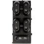 Dorman 901-339 Front Driver Side Door Window Switch for Select Ford/Lincoln/Mercury Models, Black