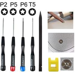 Precision Pentalobe Screwdriver Set P2 P5 P6 5-Point 5-Star 0.8 mm, 1.2 mm & 1.5 mm 3Pcs Pentalobe Screwdriver Bits Or Ts1 Ts4 Ts5 for Apple iPhone MacBook Pro, Air Retina Pentalobe Screwdriver