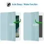 JETech Case for iPad Mini 1 2 3 (NOT for iPad Mini 4), Smart Cover with Auto Sleep/Wake, Light Blue