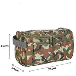 Tumecos Toiletry Dopp Kit Travel Electronics Organizer Shaving Accessories Bag (Army Green 1)
