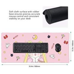 Sailor Moon Custom Mouse Pad Anime Mouse Mat Home Office Computer Gaming Mousepad Desk Mat Large