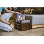 Crosley AC1004A-MA Record Storage Crate Holds up to 75 Albums, Mahogany