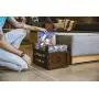 Crosley AC1004A-MA Record Storage Crate Holds up to 75 Albums, Mahogany