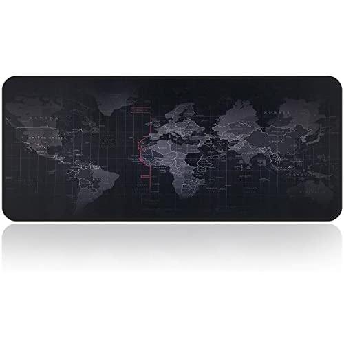 Large Gaming Mouse Map Pad with Nonslip Base|Extended XXL Size, Heavy|Thick, Comfy, Foldable Mat for Desktop, Laptop, Keyboard, Consoles & More|Enjoy Precise & Smooth Operating Experience