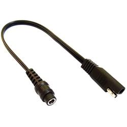 MOTOPOWER MP69006 10'' SAE to Coax Female Adapter Cable SAE to DC Coax Motorcycle Heat Clothing Jack Adapter