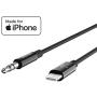Belkin AV10172bt06-BLK 3.5mm Audio Cable With Lightning Connector, Black,6
