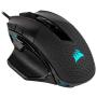 Corsair Nightsword RGB - Comfort Performance Tunable FPS/MOBA Optical Ergonomic Gaming Mouse with Backlit RGB LED, 18000 DPI, Black