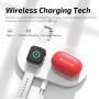 ENACFIRE E60 Wireless Earbuds Bluetooth 5.0 Earbuds AptX Deep Bass CVC Noise Cancellation IPX8 Waterproof Sport Wireless Headphones 48H Playtime with 