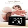 Rocam Alarm Clock for Bedrooms - Large 6.5'' LED Display with Dimmer, Snooze, 7 Color Night Light, Easy to Set, USB Chargers, Battery Backup, 12/24 Hours for Heavy Sleepers, Kids, Boys, Girls, Elderly Rocam Alarm Clock for Bedrooms - Large 6.5'' LED Display with Dimmer, Snooze, 7 Color Night Light, Easy to Set, USB Chargers, Battery Backup, 12/24 Hours for Heavy Sleepers, Kids, Boys, Girls, Elderly