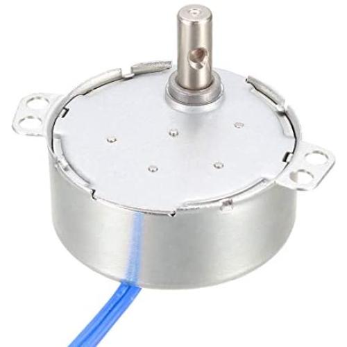 uxcell Synchronous Motor AC 100-127V 1.4-1.7RPM 50-60Hz CCW/CW 4W Turntable Gear Box for Microwave Oven