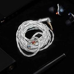 FiiO LC-2.5D 2.5mm High-Purity Monocrystalline Silver Litz MMCX Replacement Cable for Shure SE215 SE315 SE535 JVC/FiiO FH5 FA7 FH7