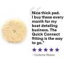 3M 05753 Perfect-It Wool Compounding Pad Double-Sided 9 Inches