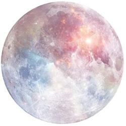 HaloVa Mouse Pad, Anti Slip Planet Mouse Mat for Desktops, Computer, PC and laptops, Customized Round Mouse Pad for Office and Home, Moon