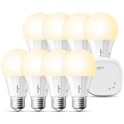 Sengled Smart LED Soft White A19 Starter Kit, 2700K 60W Equivalent, 8 Light Bulbs & Hub, Compatible with Alexa & Google Assistant