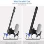 Aluminum Charging Stand for iPhone and Watch Charging Station for Apple Products 3 in 1 iWatch Charger Stand for Apple Watch Series 6 SE 5 4 3 2 44mm 40mm 42mm 38mm iPhone Airpods - No Charger