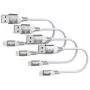 TT&C Short iPhone Cable Charger [ 6 inches ] Sync and Charging Data Cord Compatible with iPhone 11/ Xs/Xs Max/Xr/X/8/8 Plus/7/7 Plus/6s/6/5/iPad (White 4Pack)