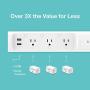 Kasa Smart KP303 Plug Power Strip, Surge Protector, Smart Outlets and 2 USB Ports, Works with Alexa Echo & Google Home, No Hub Required