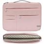 KINGSLONG 15 15.6 Inch Laptop Sleeve Case Bag, Slim Lightweight Laptop Computer Notebook Ultrabooks Carrying Case Handbag Cover for Men Women Fit for Acer Asus Dell Lenovo HP Toshiba ect, Pink