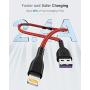 3 Pack Lightning Cable 3ft, 3 feet iPhone Charger Cable Cord, 3 Foot CyvenSmart Nylon Braided High-Speed Charging Cord for iPhone 11/Xs/XS Max/XR/X / 8/8 Plus / 7/7 Plus 3 Pack Lightning Cable 3ft, 3 feet iPhone Charger Cable Cord, 3 Foot CyvenSmart Nylon Braided High-Speed Charging Cord for iPhone 11/Xs/XS Max/XR/X / 8/8 Plus / 7/7 Plus
