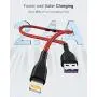 3 Pack Lightning Cable 3ft, 3 feet iPhone Charger Cable Cord, 3 Foot CyvenSmart Nylon Braided High-Speed Charging Cord for iPhone 11/Xs/XS Max/XR/X / 8/8 Plus / 7/7 Plus