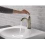 Delta Faucet Lahara Single Hole Bathroom Faucet Brushed Nickel, Touchless Bathroom Faucet, Diamond Seal Technology, Drain Assembly, Stainless 538T-SS-DST, 5.50 x 2.44 x 5.50 inches