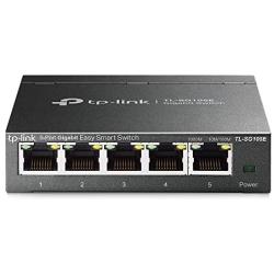 TP-Link 5 Port Gigabit Switch | Easy Smart Managed | Plug & Play | Limited Lifetime Protection | Desktop/Wall-Mount | Shielded Ports | Support QoS, Vlan, IGMP and Link Aggregation (TL-SG105E)
