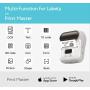 M110 Label Maker - Portable Bluetooth Barcode Printer, Mini Wireless Thermal Label Maker Machine for Clothing, Jewelry, Retail, Note, for iOS & Android, with 1.57''x1.18'' Label (40x30mm,1-Pack)