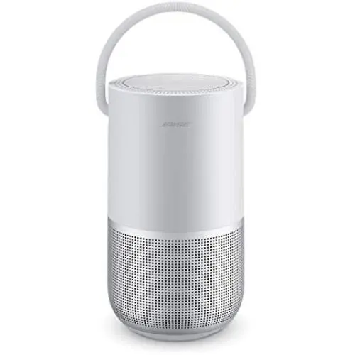 Bose Portable Smart Speaker — Wireless Bluetooth Speaker with Alexa Voice Control Built-In, Silver