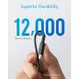 Anker Powerline II Lightning Cable (6ft), MFi Certified for iPhone 11 / XS/XS Max/XR/X / 8/8 Plus / 7/7 Plus / 6/6 Plus