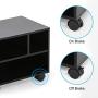 FITUEYES Mobile Under Desk Printer Machine Stand Work Cart with Wheels PS304003WB