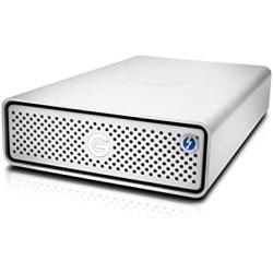 G-Technology 4TB G-DRIVE with Thunderbolt 3 and USB-C Desktop External Hard Drive, Silver - 0G05363-1