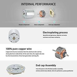ICQUANZX DC Worm Gear Motor 12V 16r High Torque Turbine Electric Gearbox Motor Self-locking Reversed Mini Engine Geared Motor for DIY Robot Door Lock Curtain Machine (12V)
