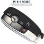 Lcyam Silicone Remote Key Fob Covers Smooth Soft Rubber Case Fits for Mercedes-Benz A220 E63S AMG E-Class GLE 350 4MATIC 2019 2020 2021 (Black Black)