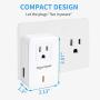 Syantek Remote Control Outlet Wireless Light Switch for Household Appliances, Expandable Remote Light Switch Kit, Up to 100 ft Range, FCC Certified, ETL Listed, White (3 Outlets + 1 Remotes) Syantek Remote Control Outlet Wireless Light Switch for Household Appliances, Expandable Remote Light Switch Kit, Up to 100 ft Range, FCC Certified, ETL Listed, White (3 Outlets + 1 Remotes)