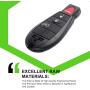 SCITOO 1X Keyless Entry Remote Uncut Key Fob 4 Buttons fit for Grand Cherokee 300 Challenger Charger Magnum IYZ-C01C M3N5WY783X SCITOO 1X Keyless Entry Remote Uncut Key Fob 4 Buttons fit for Grand Cherokee 300 Challenger Charger Magnum IYZ-C01C M3N5WY783X